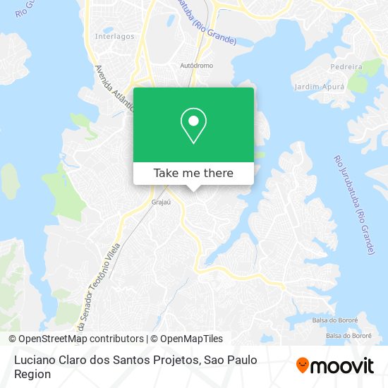 Mapa Luciano Claro dos Santos Projetos