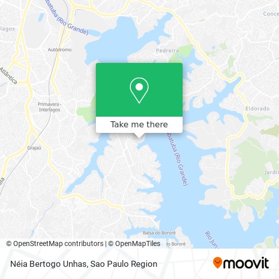 Néia Bertogo Unhas map