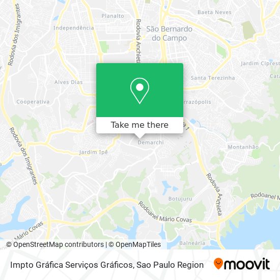 Impto Gráfica Serviços Gráficos map