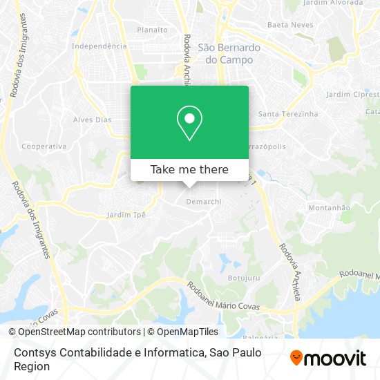 Mapa Contsys Contabilidade e Informatica