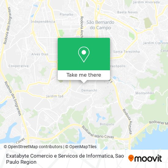 Exatabyte Comercio e Servicos de Informatica map