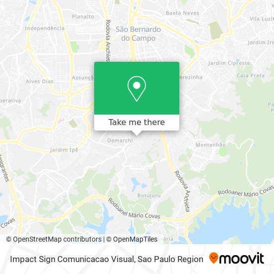 Impact Sign Comunicacao Visual map