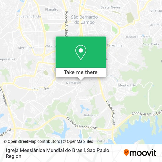 Igreja Messiânica Mundial do Brasil map