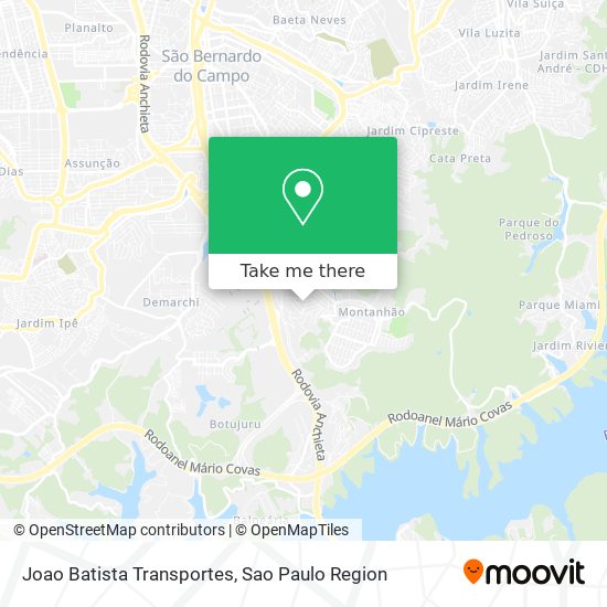 Joao Batista Transportes map