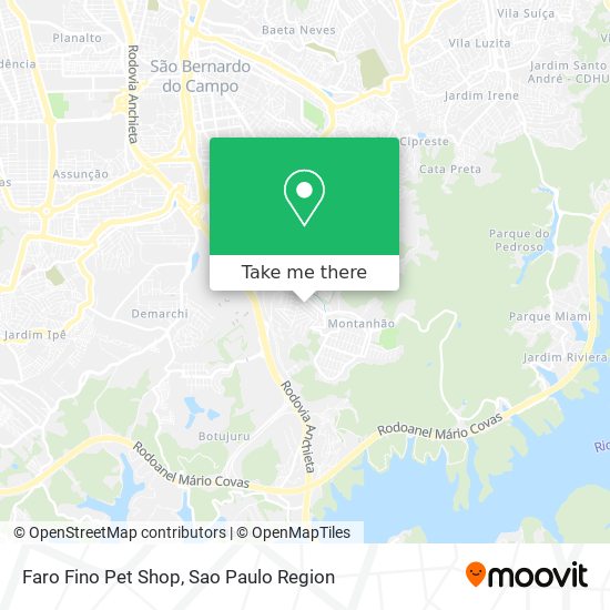 Faro Fino Pet Shop map