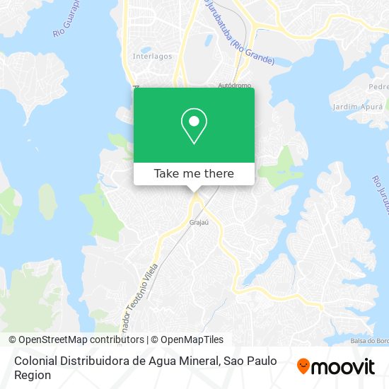Colonial Distribuidora de Agua Mineral map