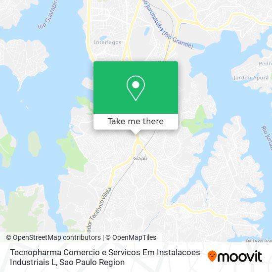 Tecnopharma Comercio e Servicos Em Instalacoes Industriais L map