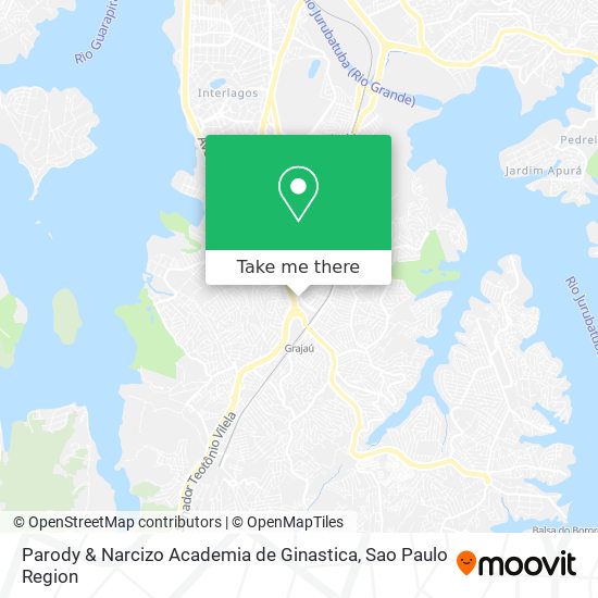 Mapa Parody & Narcizo Academia de Ginastica