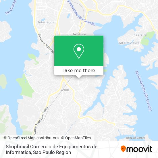 Mapa Shopbrasil Comercio de Equipamentos de Informatica