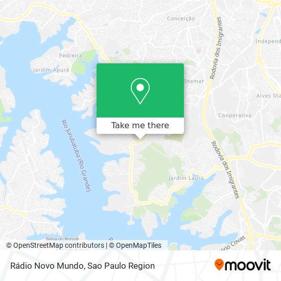 Rádio Novo Mundo map