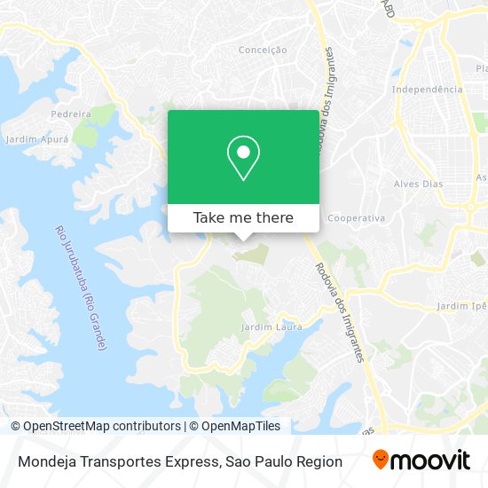 Mondeja Transportes Express map