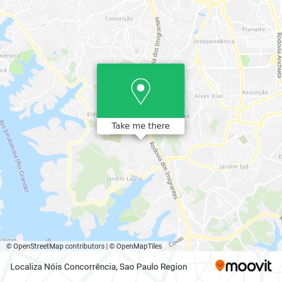 Localiza Nóis Concorrência map