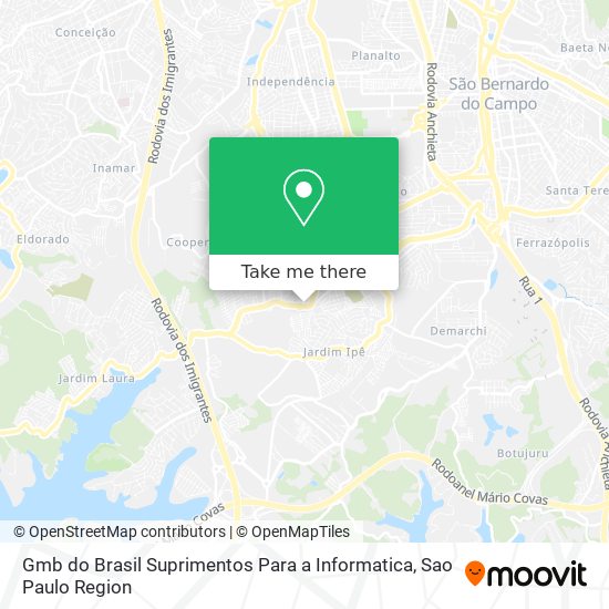 Gmb do Brasil Suprimentos Para a Informatica map