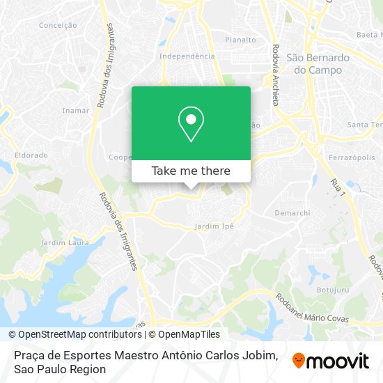 Praça de Esportes Maestro Antônio Carlos Jobim map