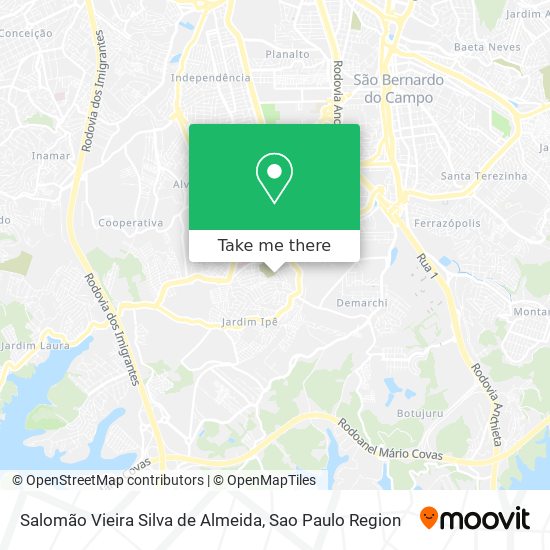 Salomão Vieira Silva de Almeida map