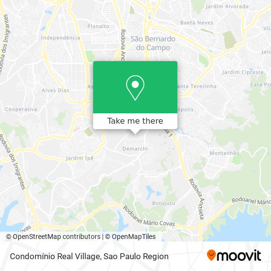 Condomínio Real Village map