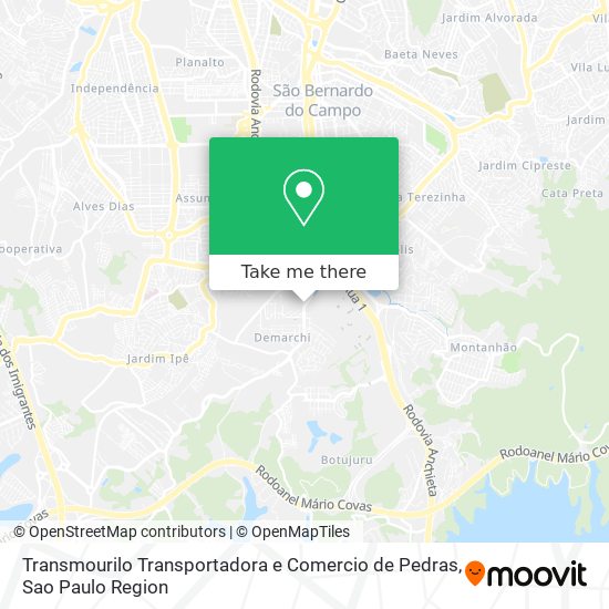 Mapa Transmourilo Transportadora e Comercio de Pedras