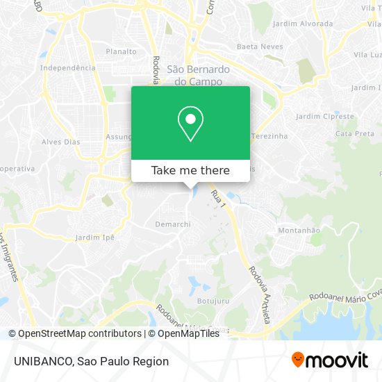 UNIBANCO map