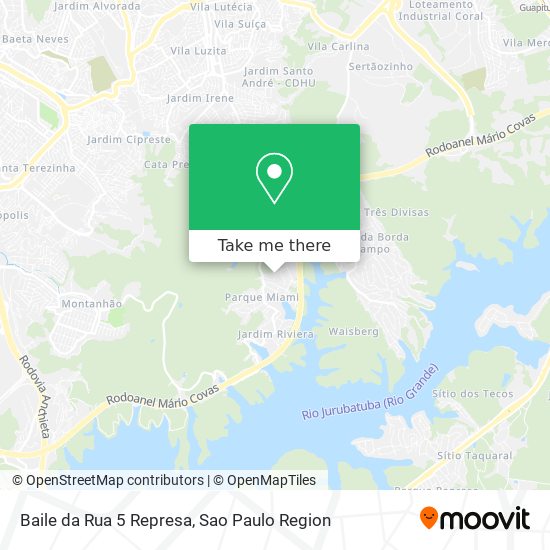 Baile da Rua 5 Represa map