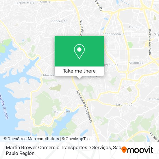 Martin Brower Comércio Transportes e Serviços map