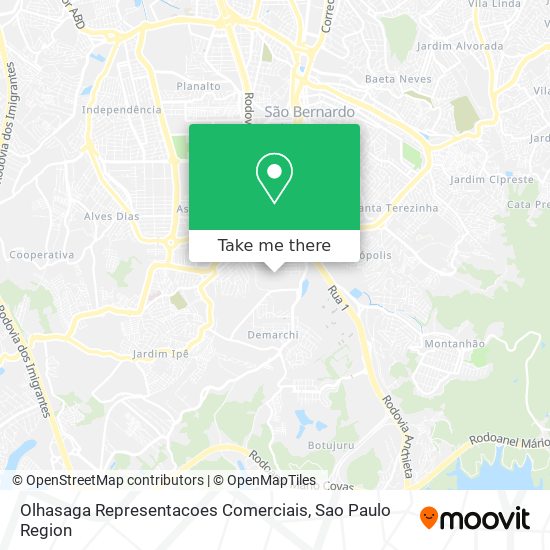 Olhasaga Representacoes Comerciais map