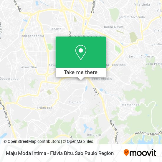 Maju Moda Intima - Flávia Bitu map