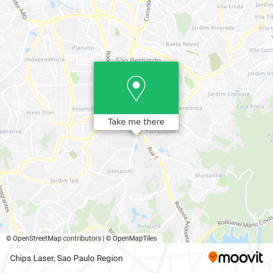 Mapa Chips Laser