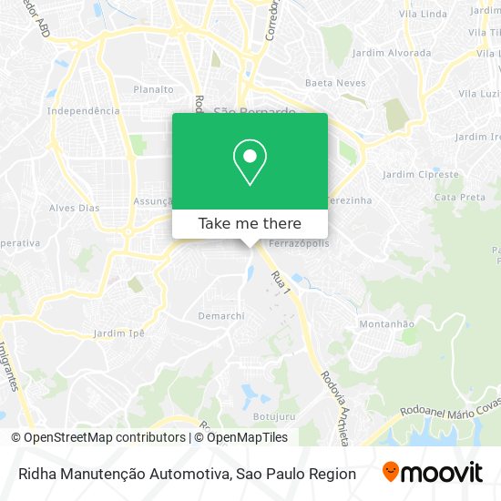 Ridha Manutenção Automotiva map