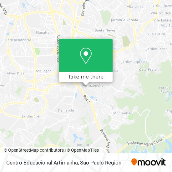 Centro Educacional Artimanha map