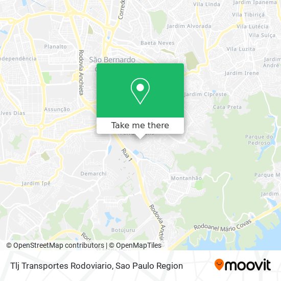 Tlj Transportes Rodoviario map