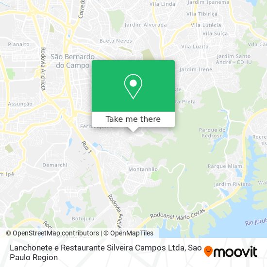 Lanchonete e Restaurante Silveira Campos Ltda map