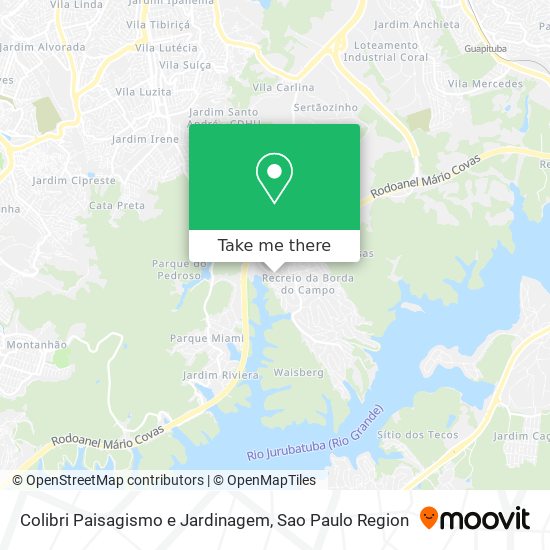 Colibri Paisagismo e Jardinagem map