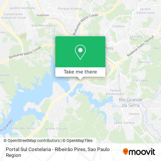 Portal Sul Costelaria - Ribeirão Pires map