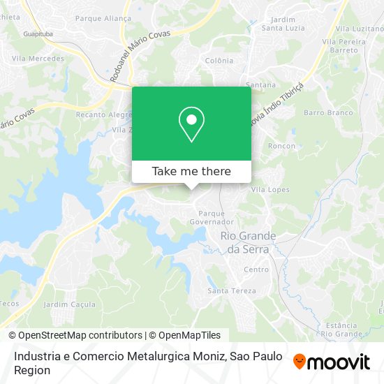 Industria e Comercio Metalurgica Moniz map