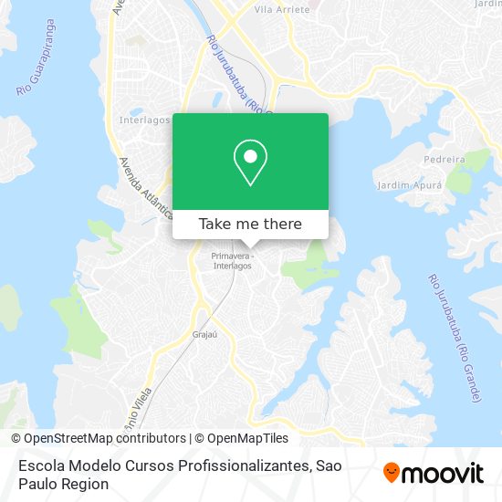 Escola Modelo Cursos Profissionalizantes map