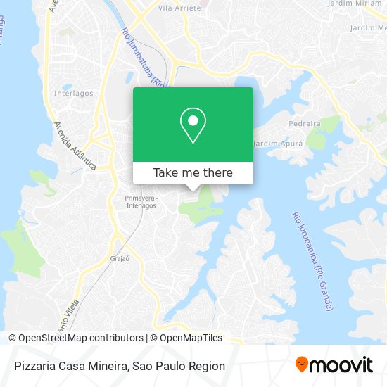 Pizzaria Casa Mineira map