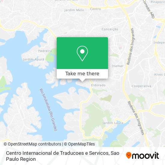 Mapa Centro Internacional de Traducoes e Servicos