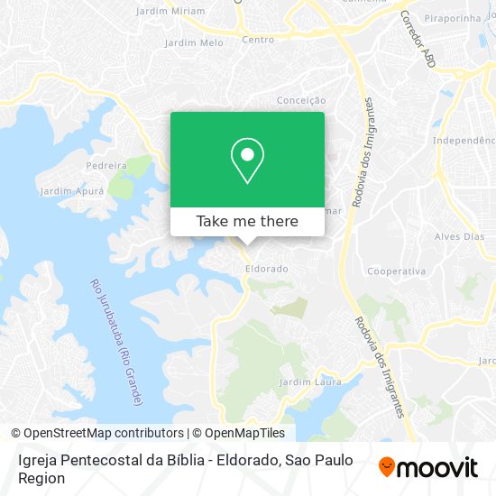 Igreja Pentecostal da Bíblia - Eldorado map