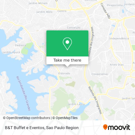 B&T Buffet e Eventos map