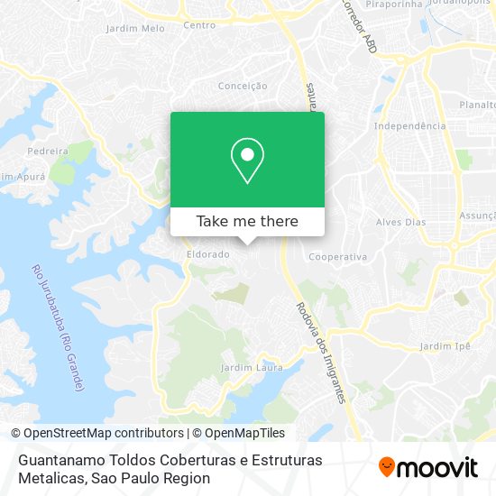 Guantanamo Toldos Coberturas e Estruturas Metalicas map