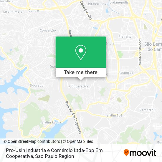 Pro-Usin Indústria e Comércio Ltda-Epp Em Cooperativa map