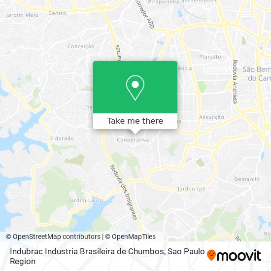 Indubrac Industria Brasileira de Chumbos map