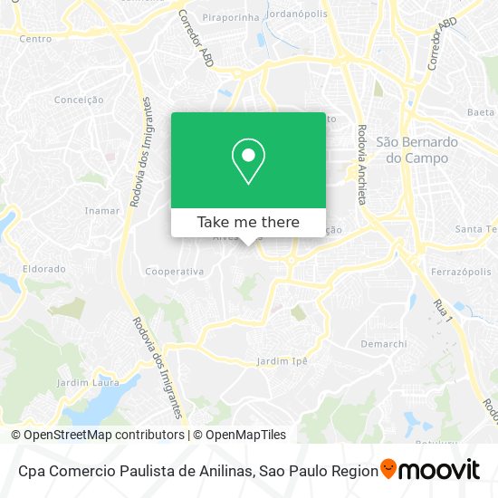 Cpa Comercio Paulista de Anilinas map