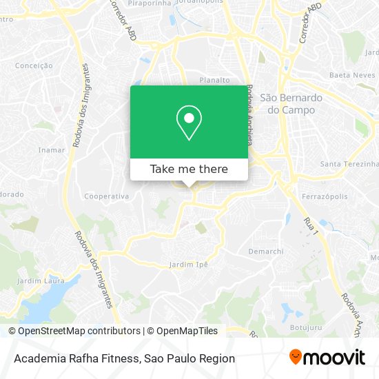 Mapa Academia Rafha Fitness