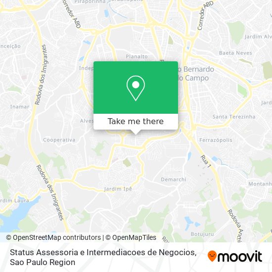 Mapa Status Assessoria e Intermediacoes de Negocios