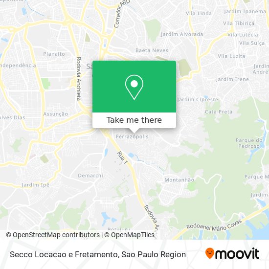 Secco Locacao e Fretamento map