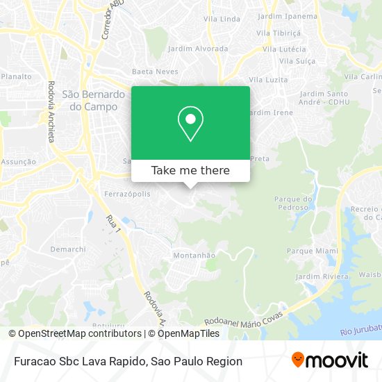 Furacao Sbc Lava Rapido map