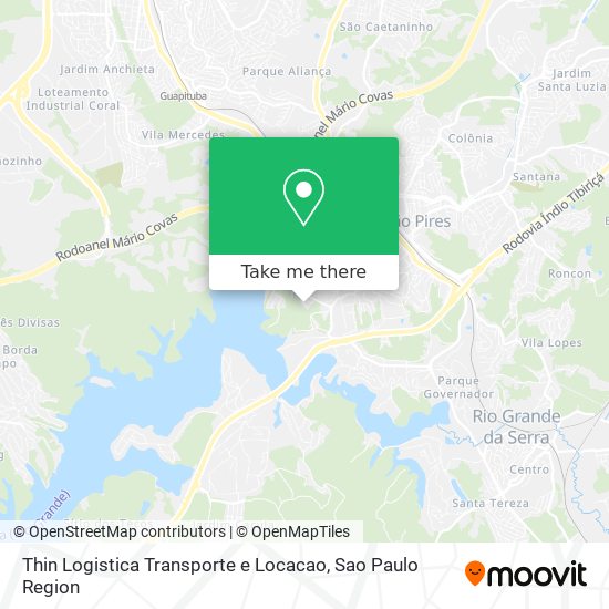 Thin Logistica Transporte e Locacao map