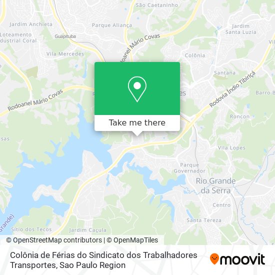 Colônia de Férias do Sindicato dos Trabalhadores Transportes map