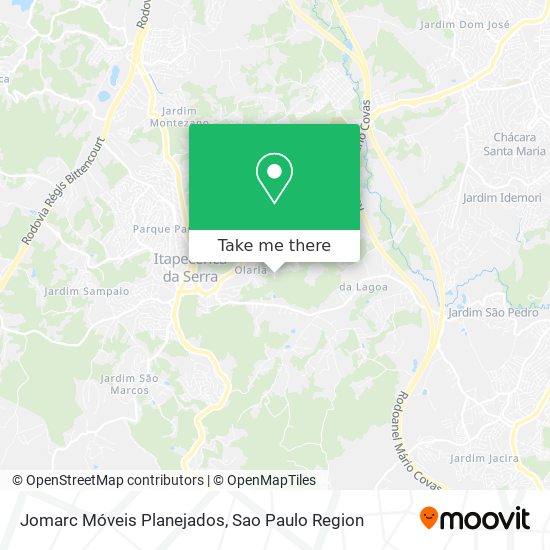 Jomarc Móveis Planejados map